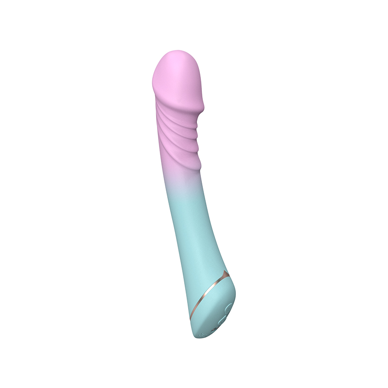 Penggetar Warna Gradien Dengan Kepala Dildo